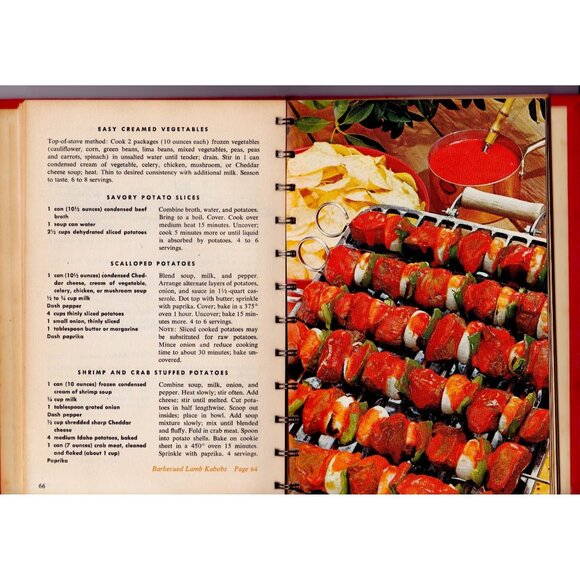 Cooking With Soup – Campbell Cookbook (Revised 1970 Spiral Edition) - Picture 5 of 6